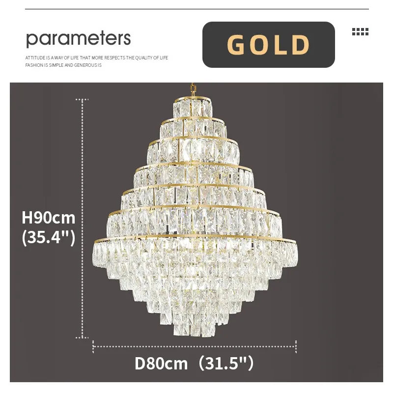 Cool Light 6000K Gold D80cm