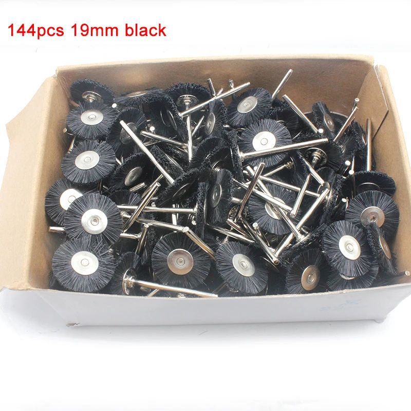 Color:144pcs 19mm black