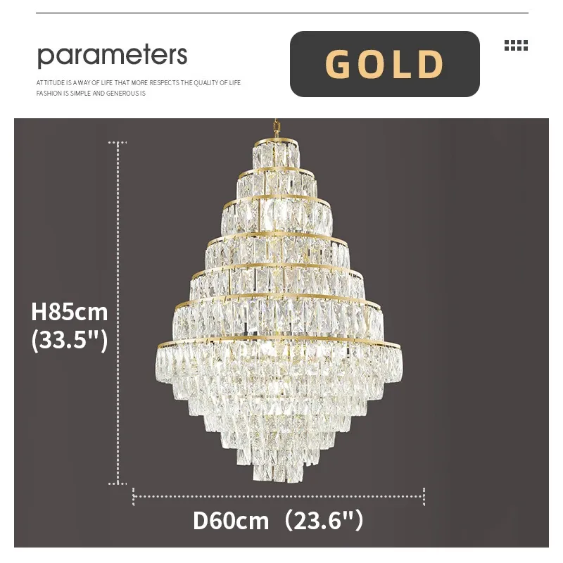 Cool Light 6000K Gold D60CM