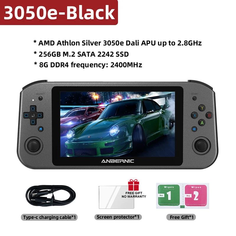 Win600 3050e Black-Us-Game Console Only