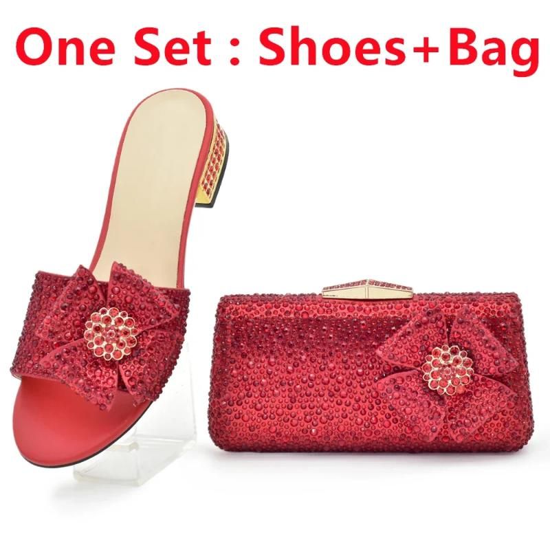 Red Shose and Bag