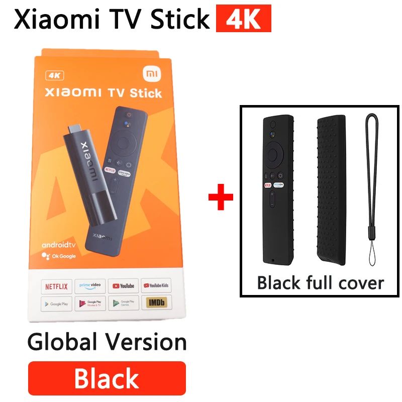 Fügen Sie das schwarze Full Case-Mi Tv Stick 4k hinzu