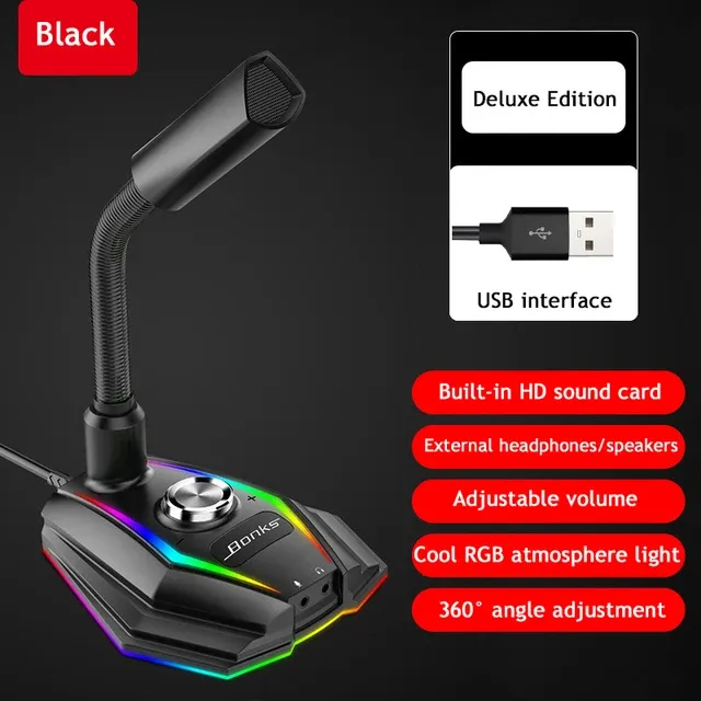 China Black USB RGB