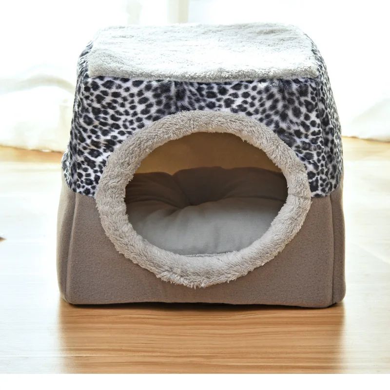 Colore: leopardo grigio. Taglia: XL 38x38x34 cm