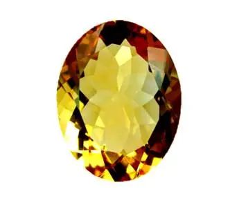 Couleur de la gemme: Citrine naturelle