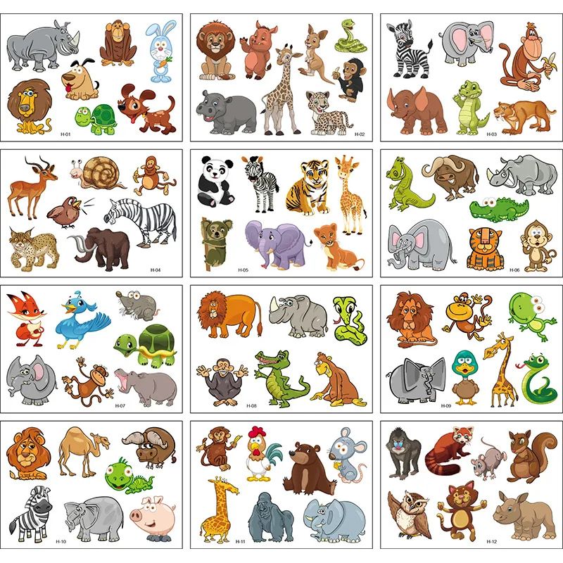 動物-12pcs