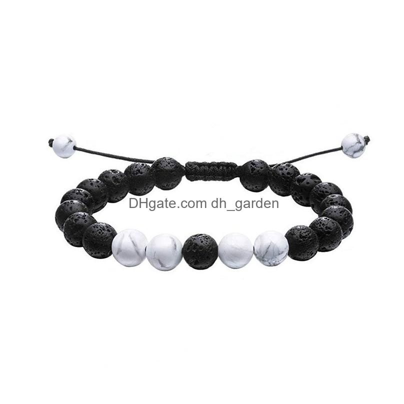 Bracelet de Howlite simulé