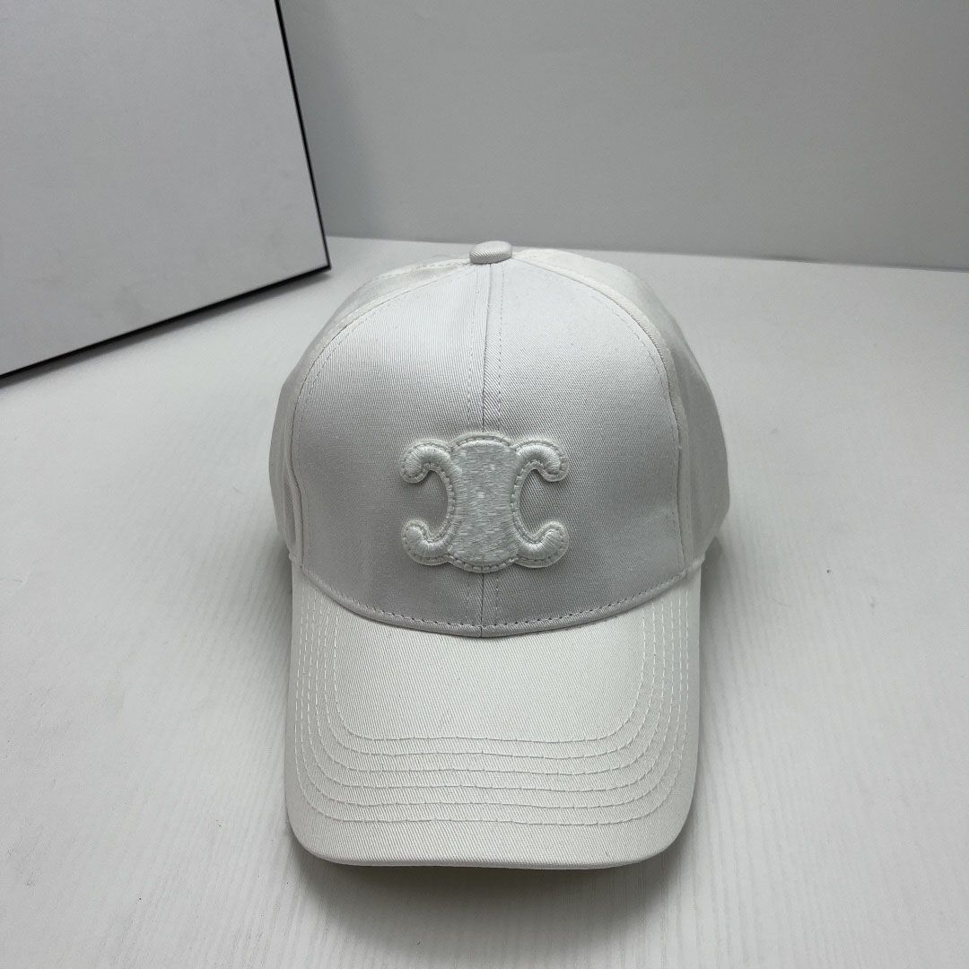 Cappello Bianco Logo Bianco