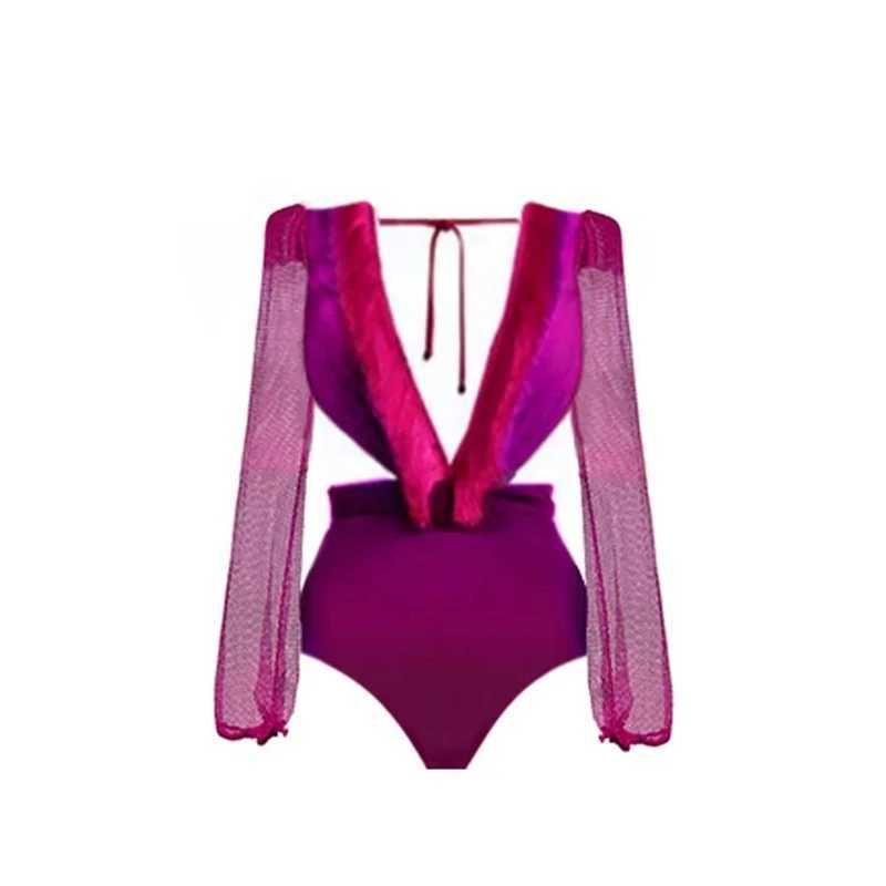 Maillot de bain violet