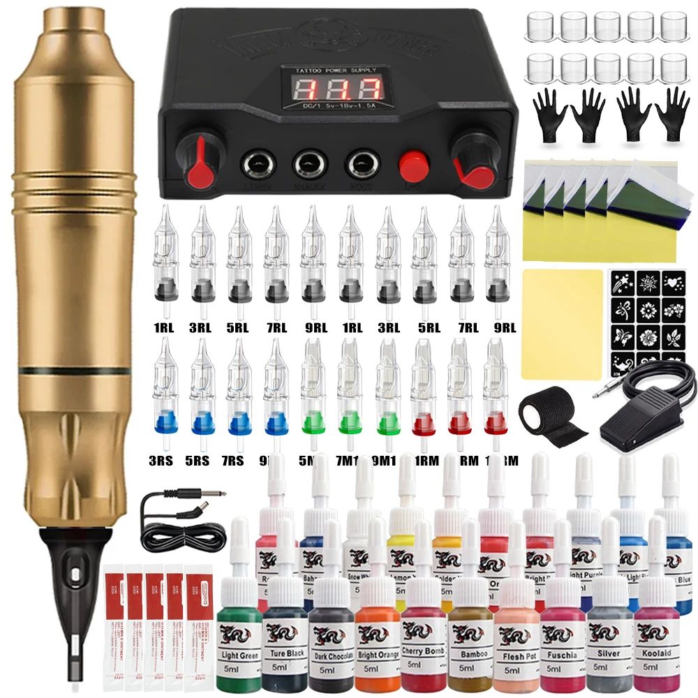 Color:20 Ink Gold Kit