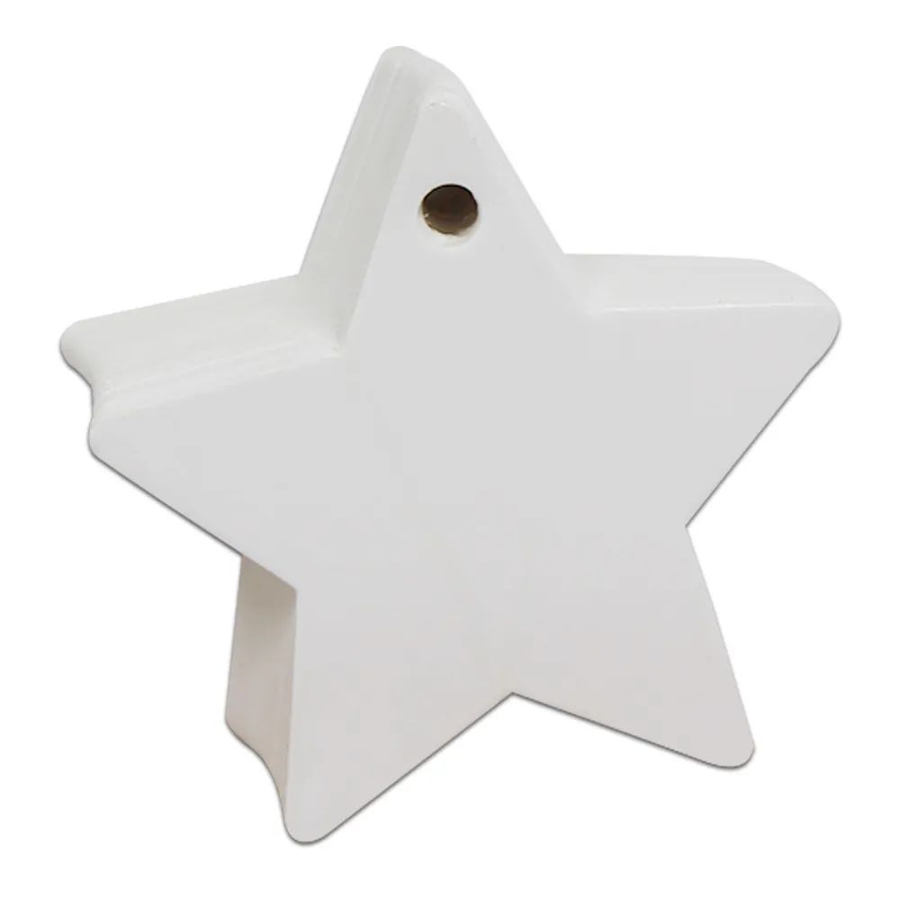 6x6cm Star White