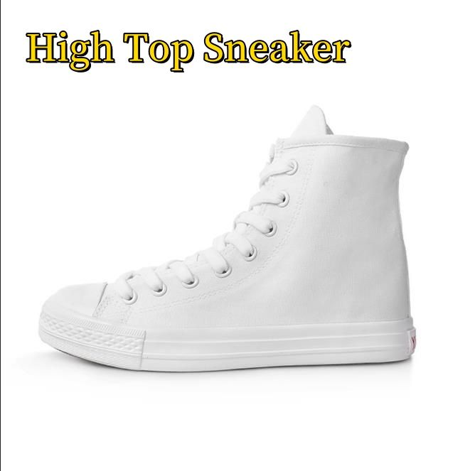 High-Top in Weiß und Schwarz