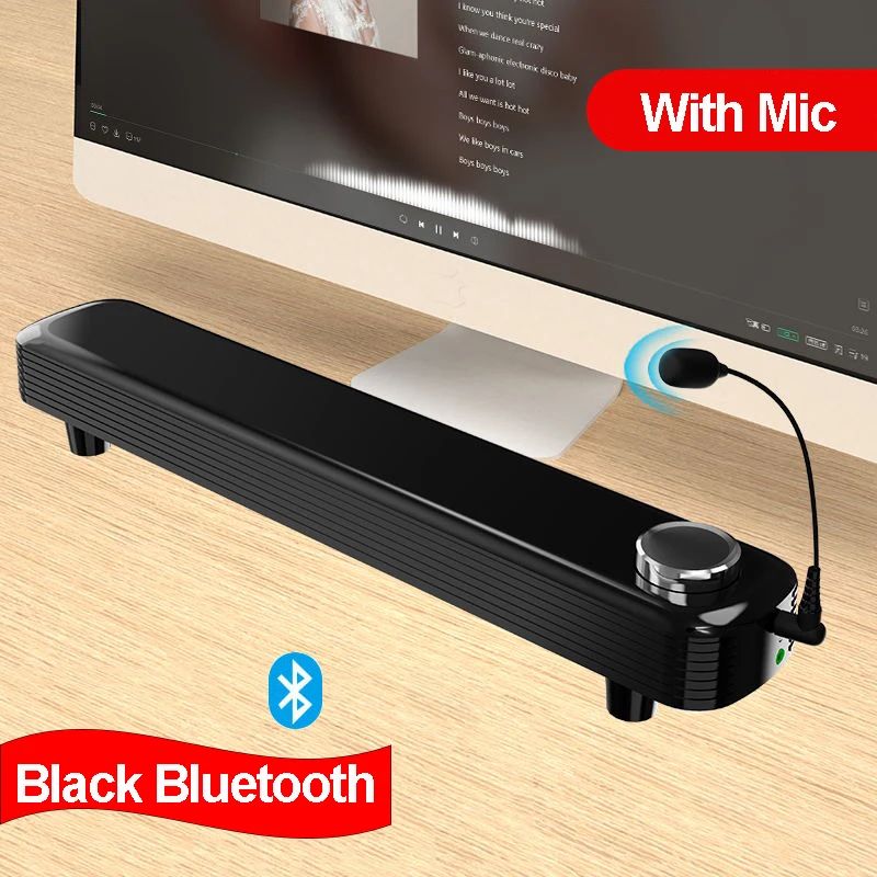 Svart Bluetooth Mic