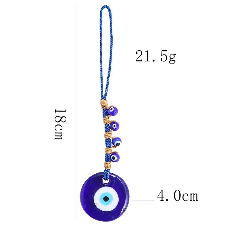 1 pendentif œil bleu.