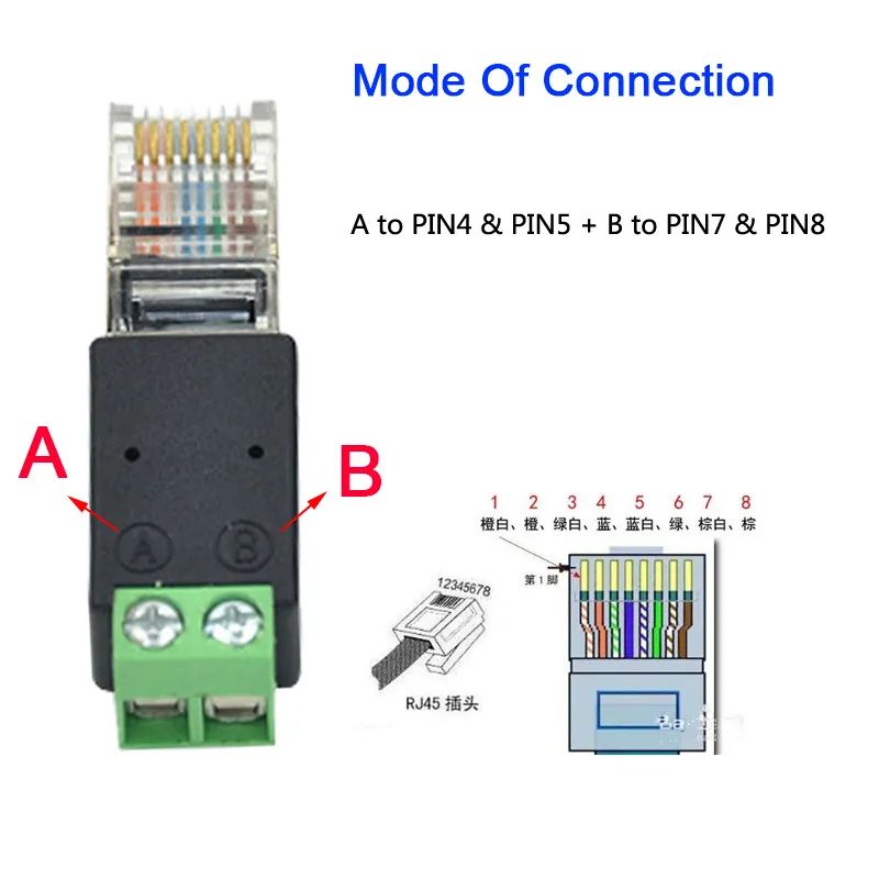 A-PIN4 5 B-pin7 8