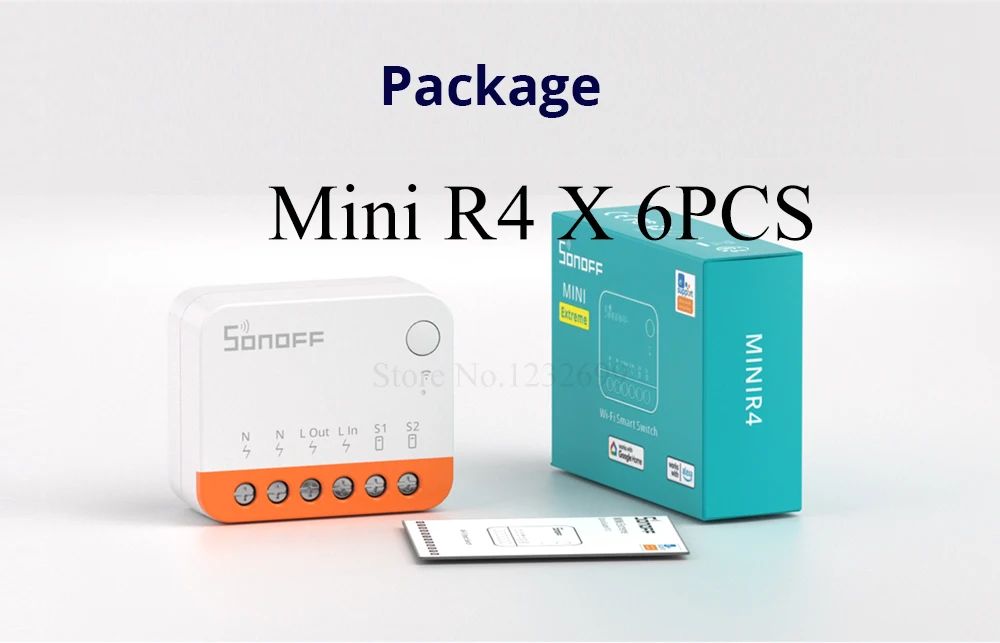 色：MINIR4 SWITCH 6PCS