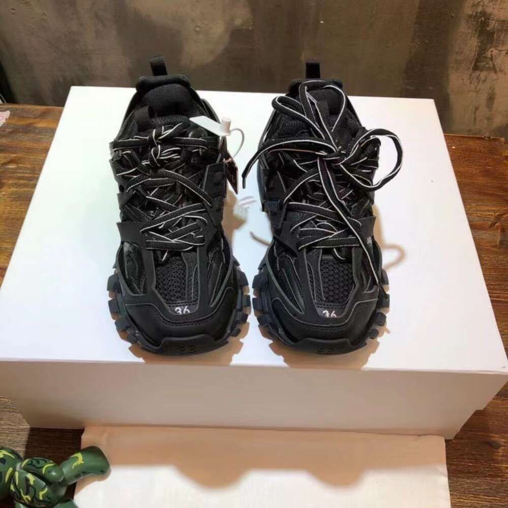 Paris Dad Shoes Track Black