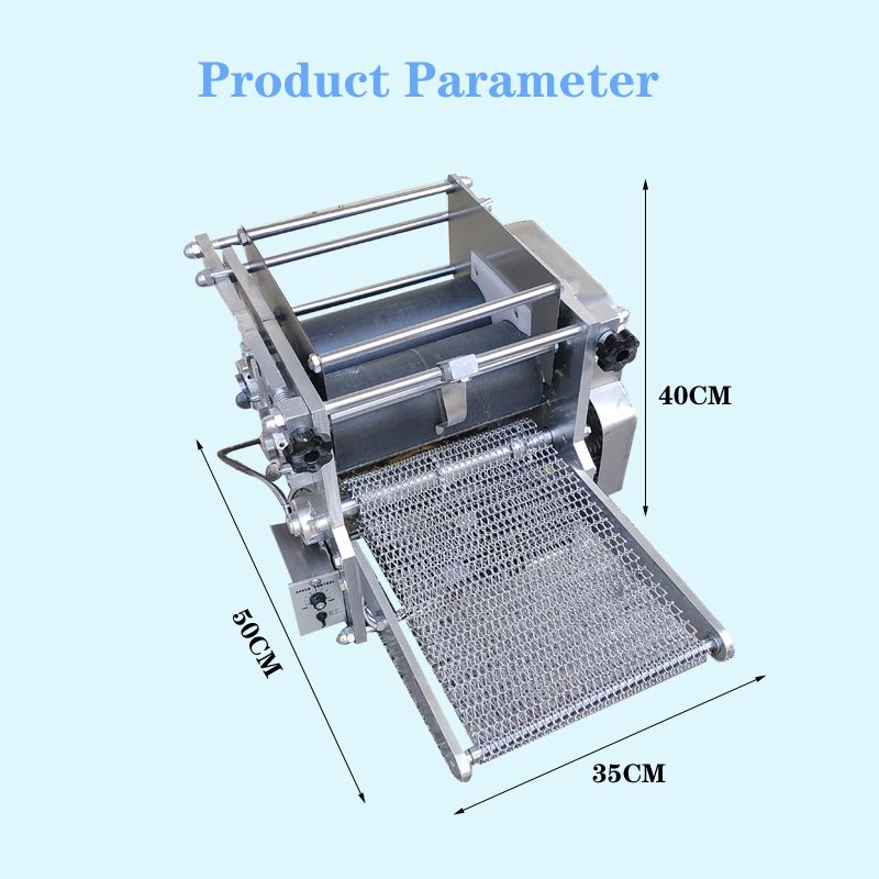 Description Picture 3 of itemFull Automatic industrial flour corn mexican tortilla machine taco roti maker press bread grain product tortilla making machines