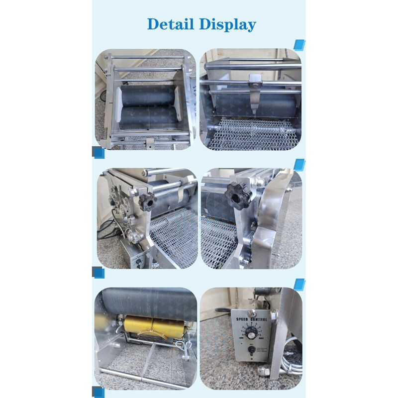 Description Picture 6 of itemFull Automatic industrial flour corn mexican tortilla machine taco roti maker press bread grain product tortilla making machines