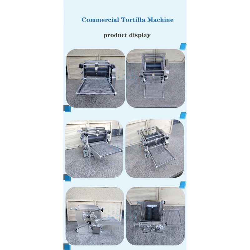 Description Picture 2 of itemFull Automatic industrial flour corn mexican tortilla machine taco roti maker press bread grain product tortilla making machines