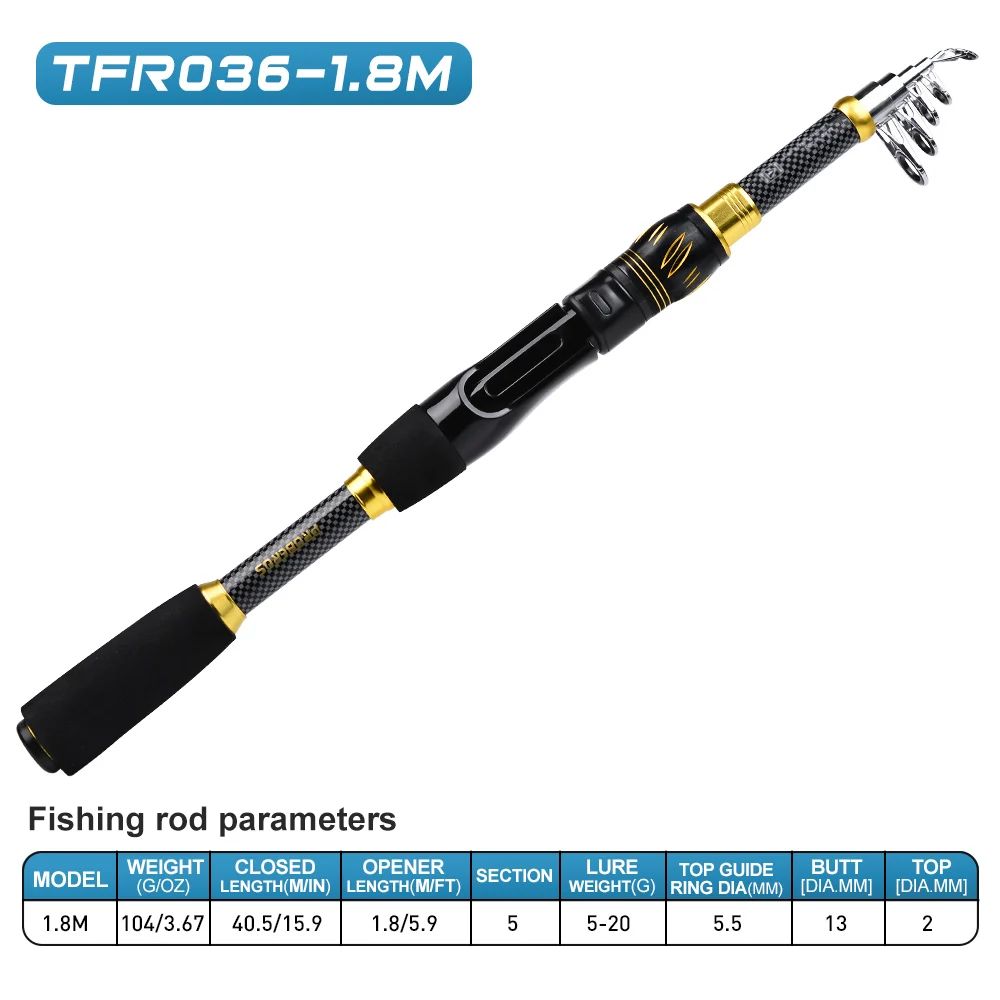 Color:1.8m Fishing Rod