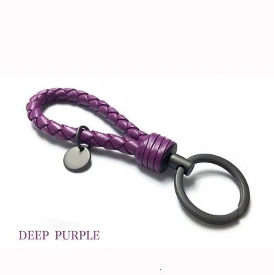 Purple-Silver Keyring