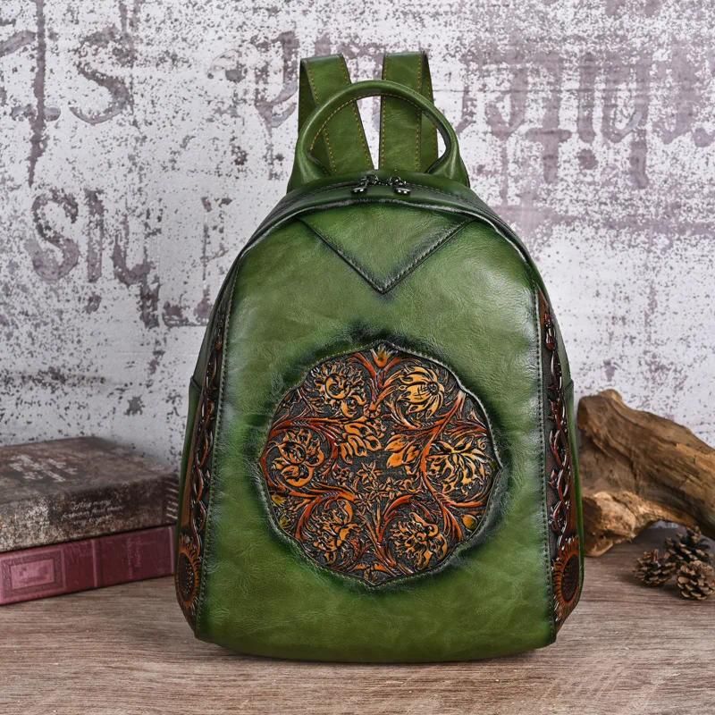 green backpack