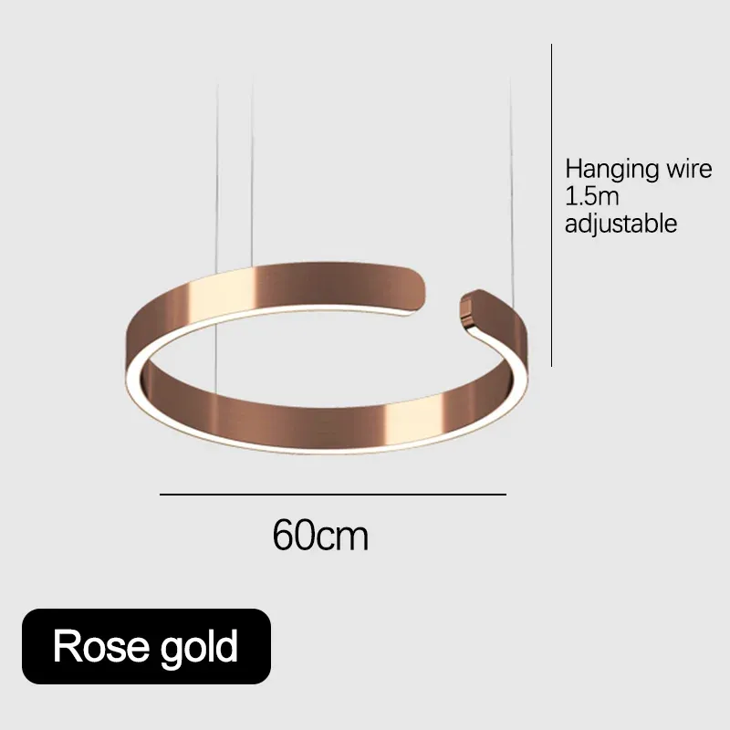 cold light Rose gold D60cm