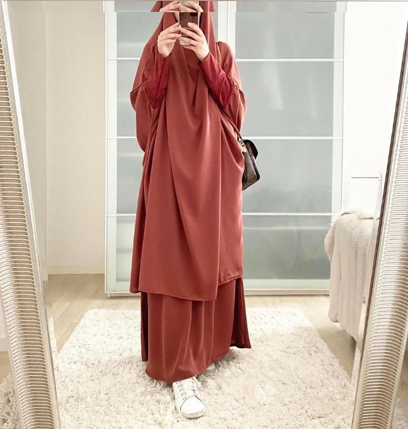 one size brown abaya