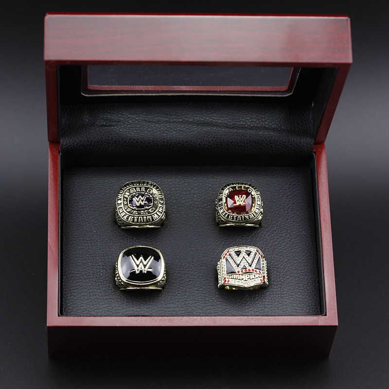 4 Rings + Wooden Box