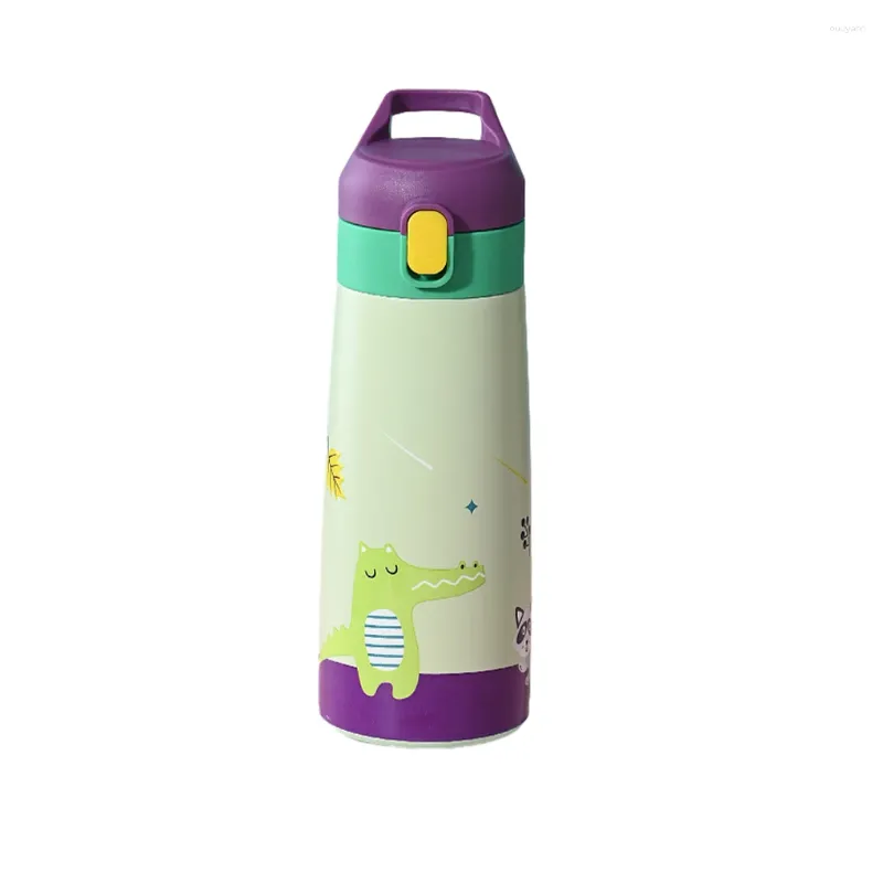 500ml Straw Purple