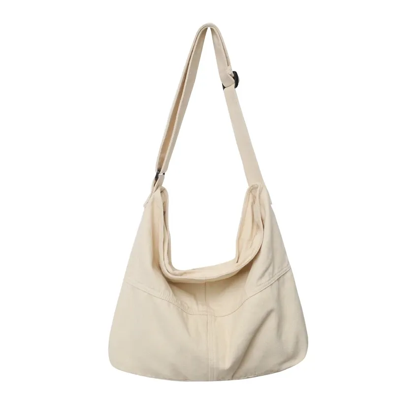 borsa tela beige