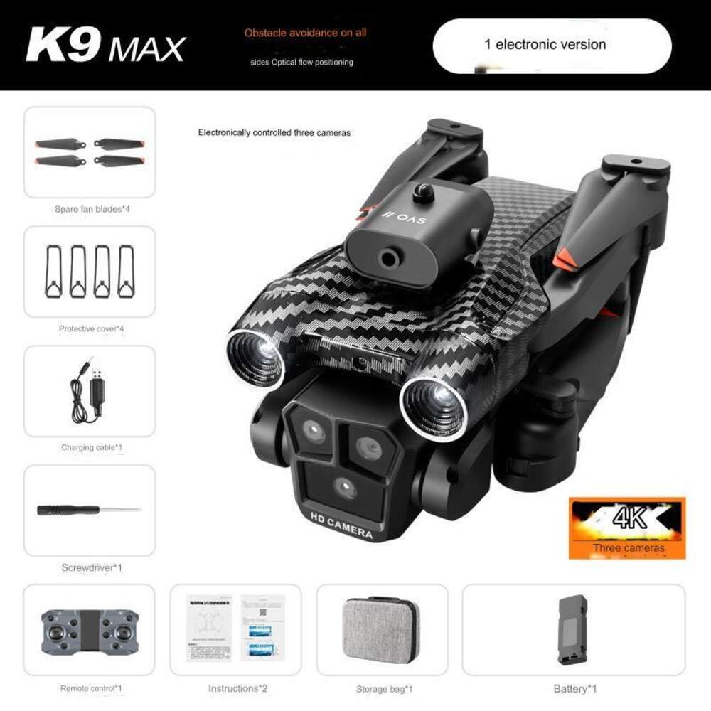 1) K9 Carbon Fiber Three Camera Shooting