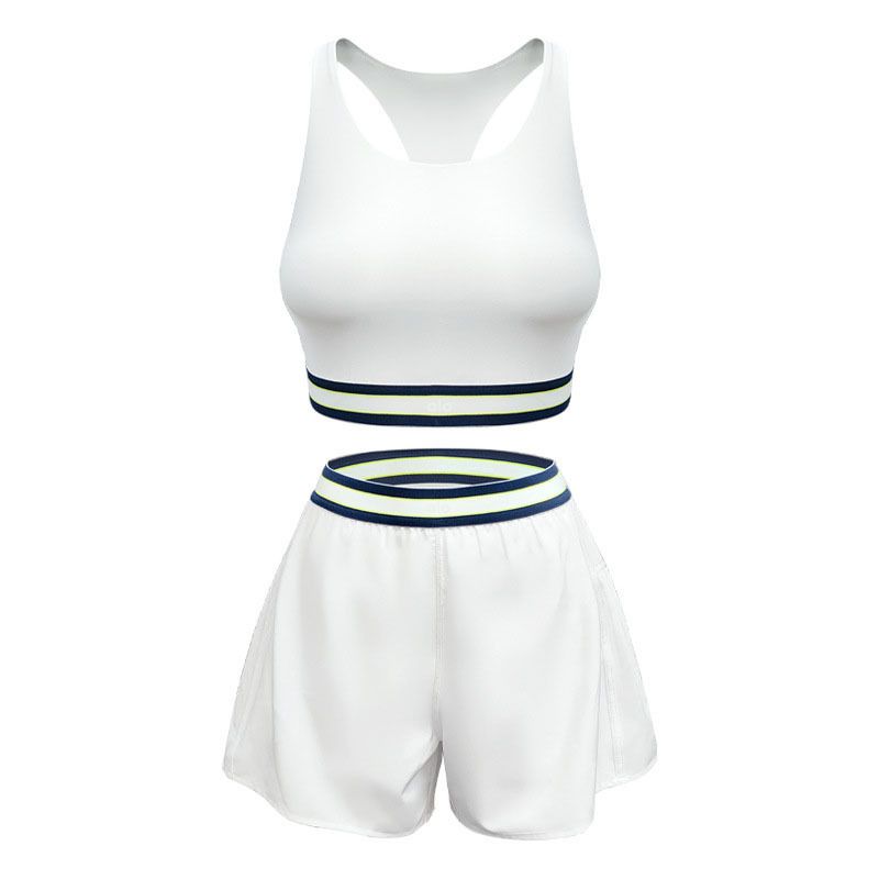 White【a Set Bra+shorts】