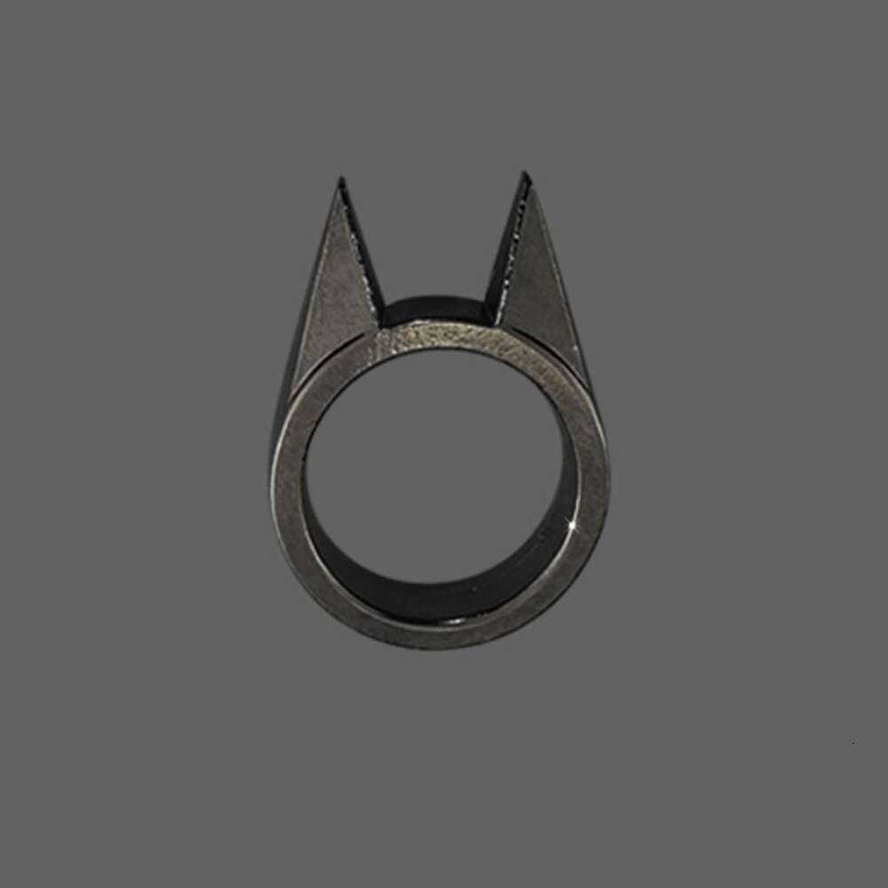 Cat ear single finger buckle black