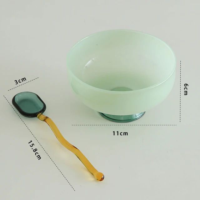 Green with Spoon