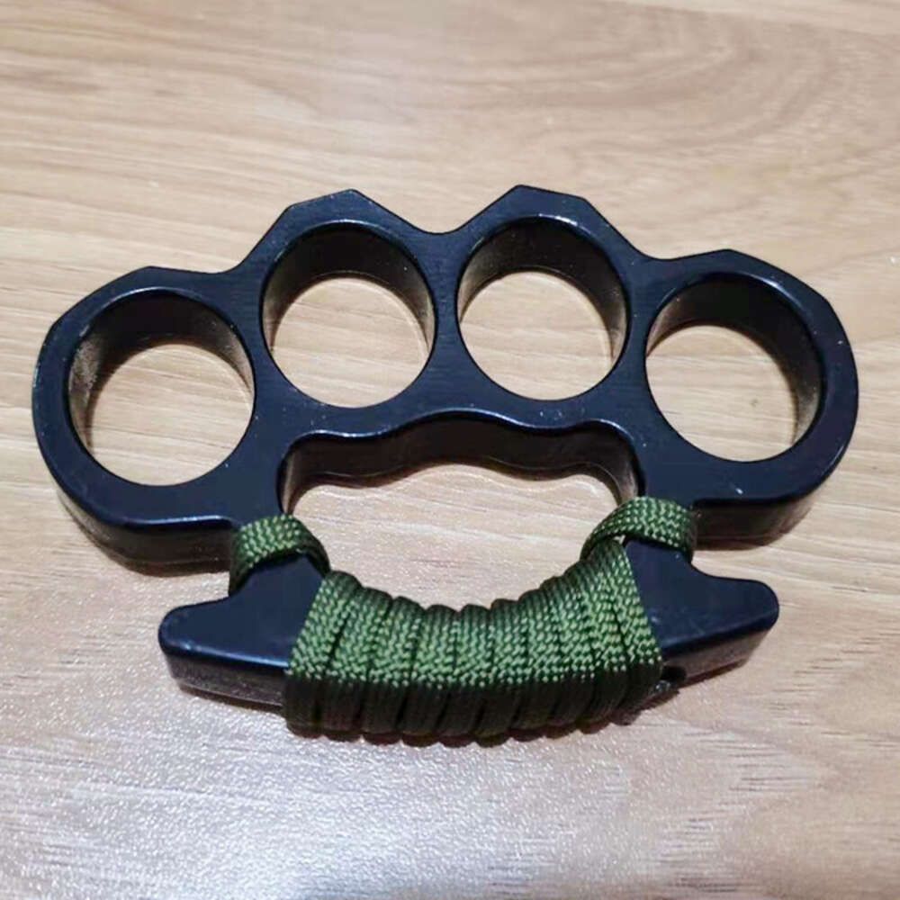 Corda spessa verde militare nera