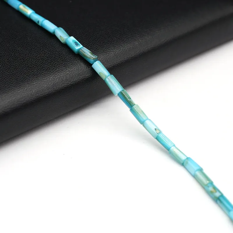 Bleu 38cm-4x8mm