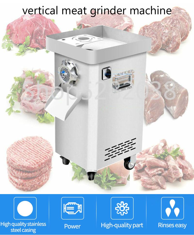 Description Picture 2 of itemCommercial industrial frozen meat grinder mincer desktop pork chicken meat block grinder machine