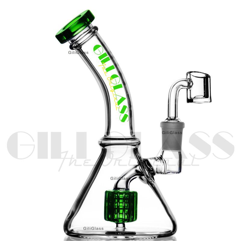 Gili-013 green with quartz banger