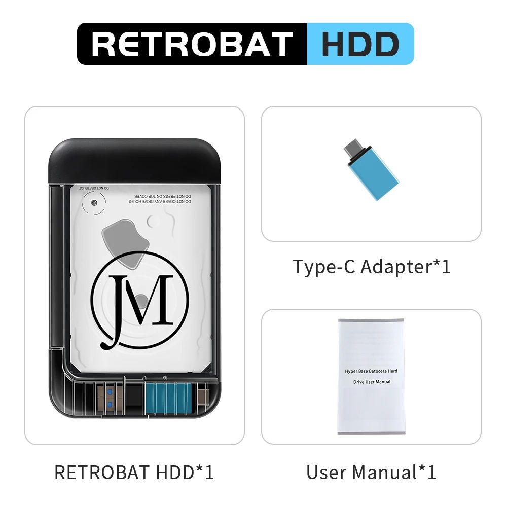 Color:Only RetroBat HDD