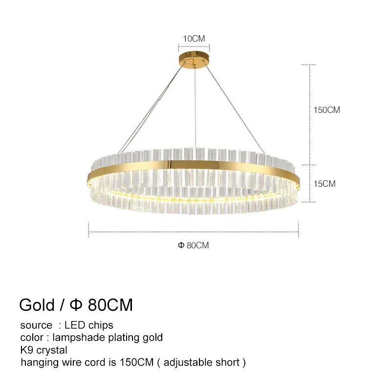 ouro 80CM branco quente NO Remot