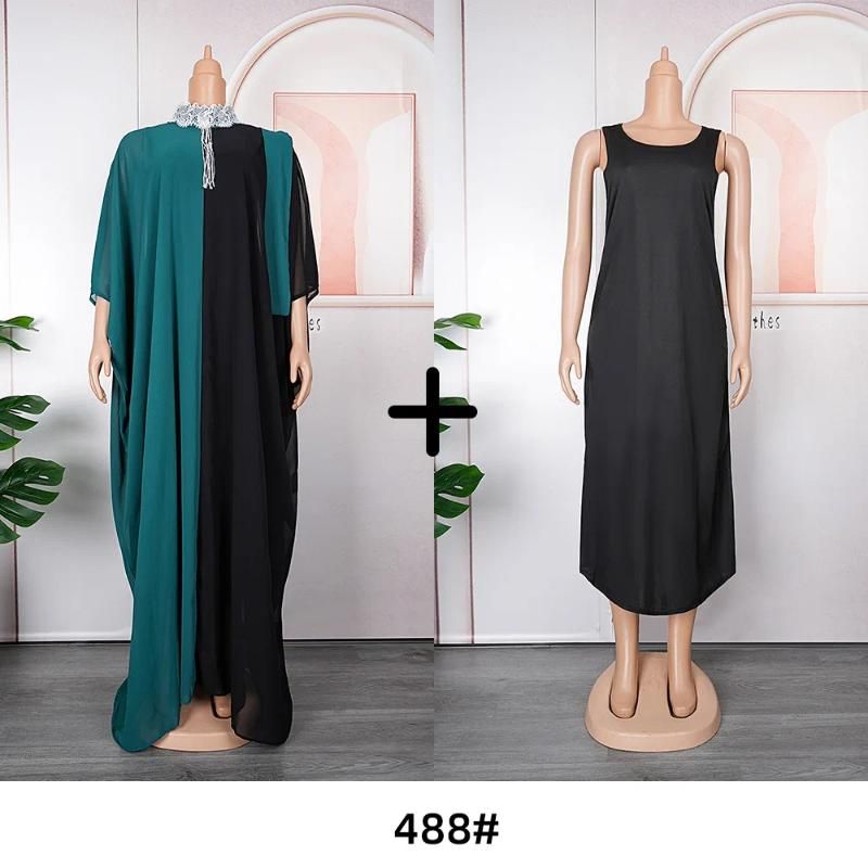 Zielony Abayas o jeden rozmiar