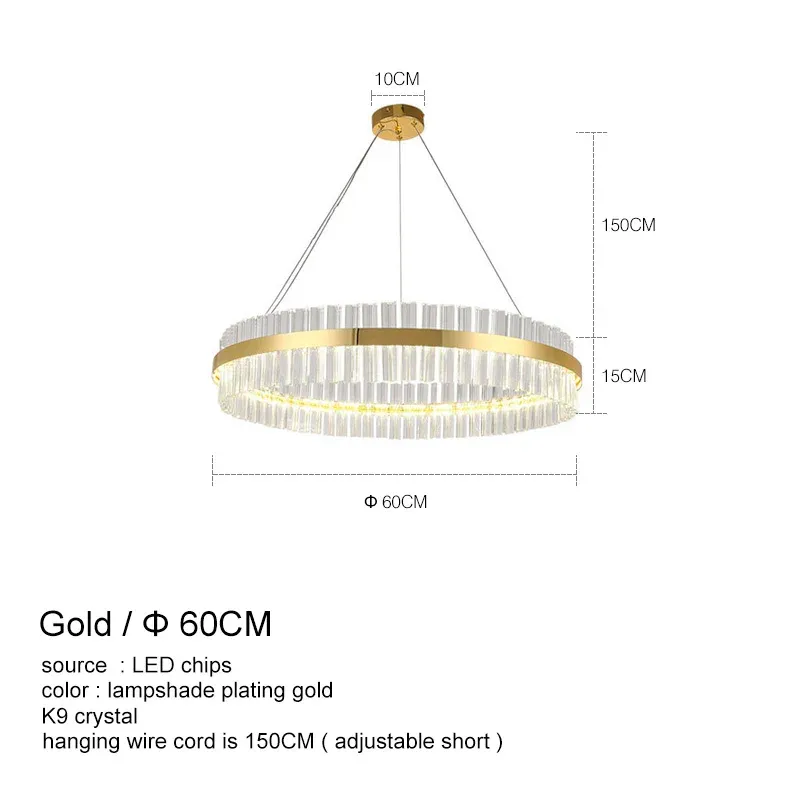 ouro 60CM branco quente NO Remot