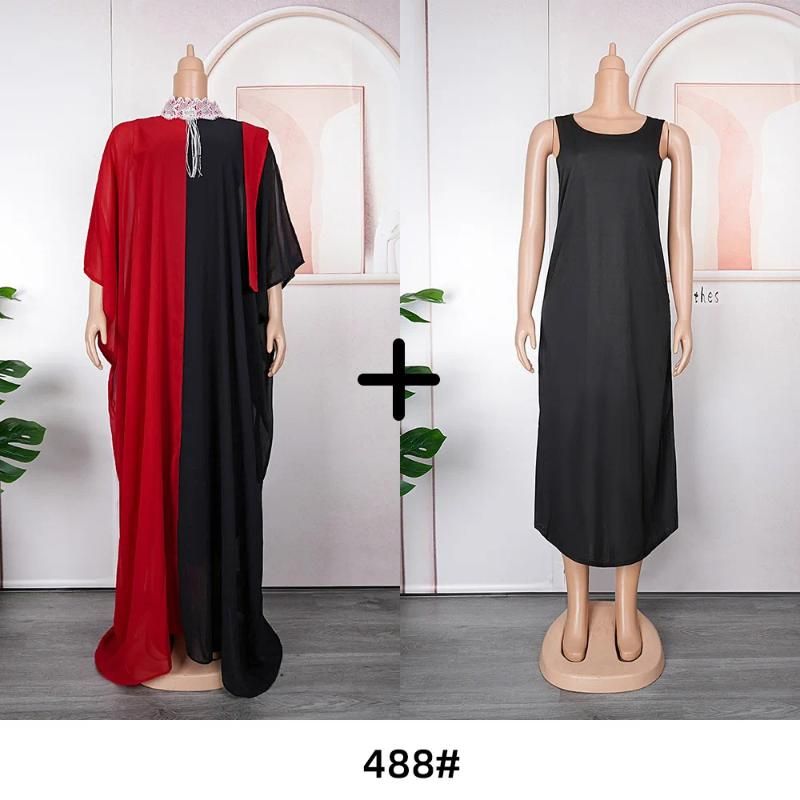 Jeden rozmiar czerwony Abayas