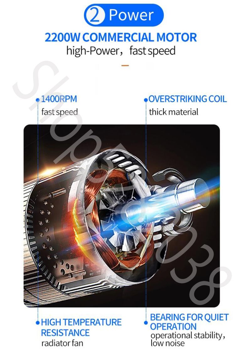 Description Picture 5 of itemCommercial industrial frozen meat grinder mincer desktop pork chicken meat block grinder machine