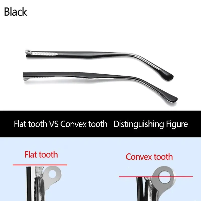 black-Flat tooth