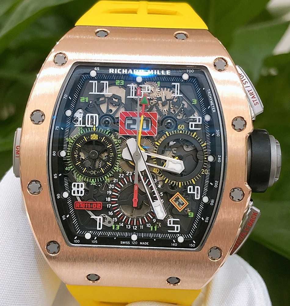 RM11-02 Rose Gold Side Titanium Ti