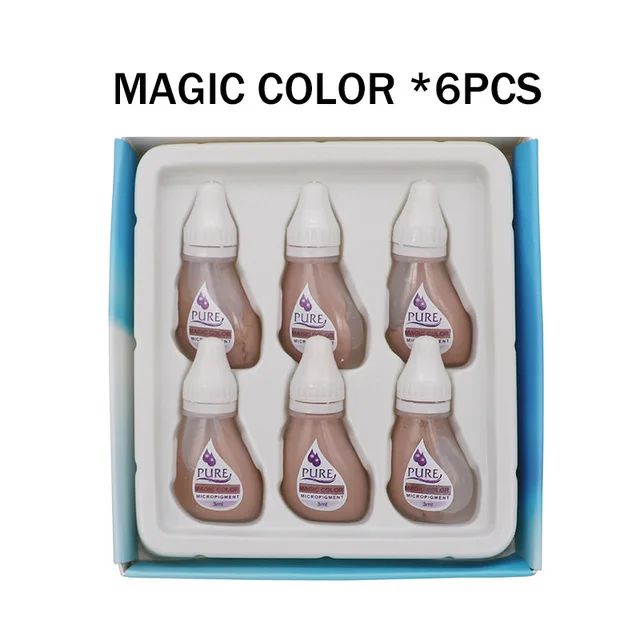 6pcs Magic Color