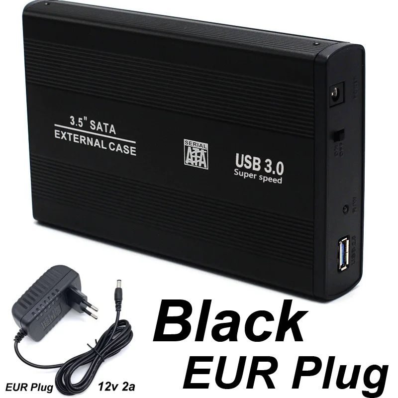 Färg: Svart Eur Plug